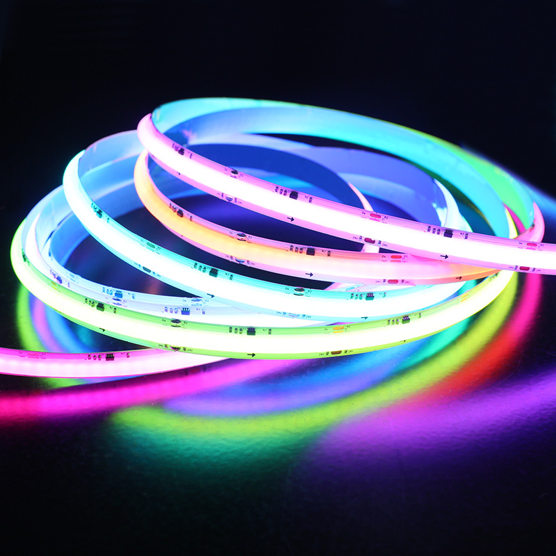 Extremely Bright Digital COB RGB LED Strip SM16703